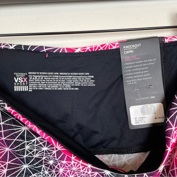 Victoria's Secret NWT Knockout Capri High Rise For-Fitting Leggings Size Medium - Picture 3 of 4